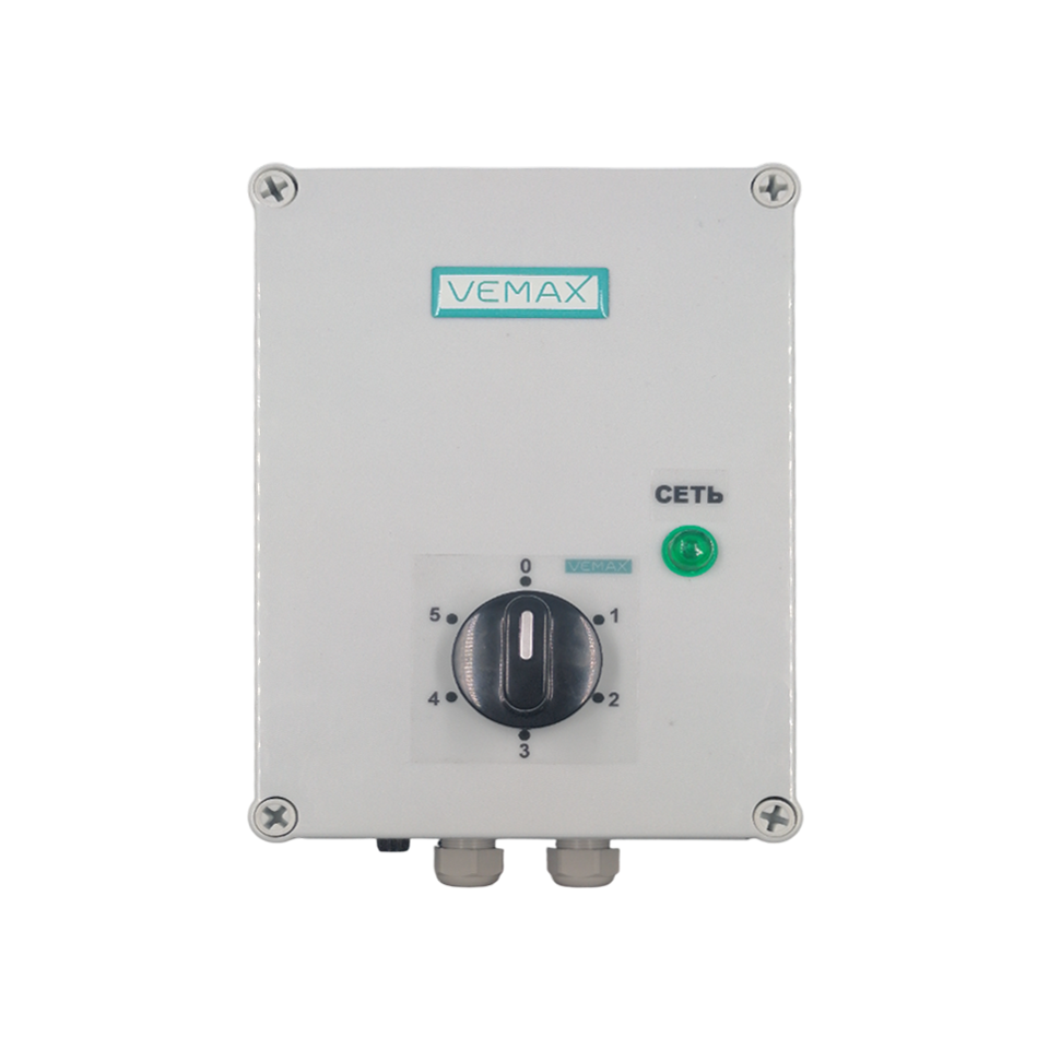 Трансформаторный регулятор VEMAX ТРСВ1-5/Т, 5 А, 220 В с ТК
